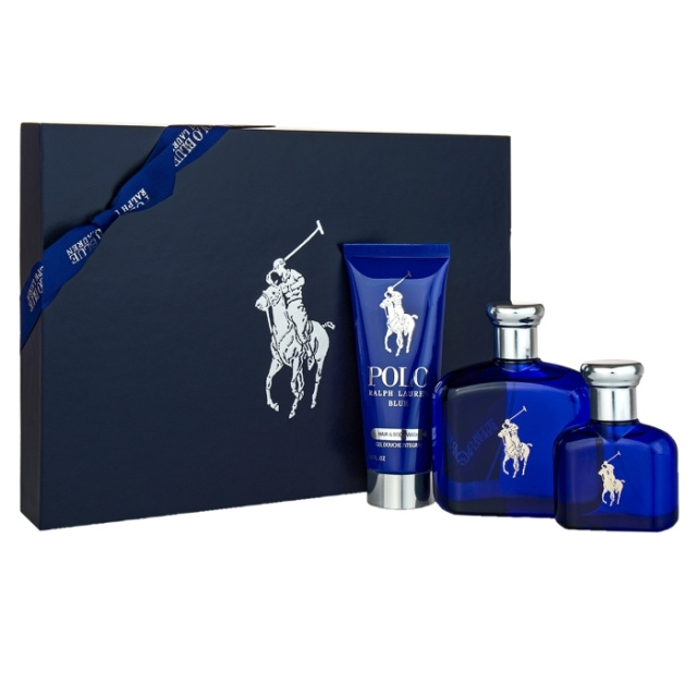 Ralph Lauren Giftset Ralph Lauren Polo Blue Edt 125ml + Edt 40ml + Body Wash 50ml in de groep BEAUTY & HEALTH / Cadeausets / Cadeausets voor hem bij TP E-commerce Nordic AB (D45407)