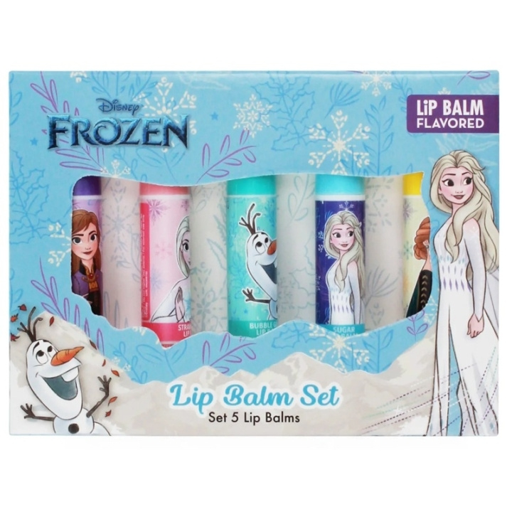 Disney Frozen Lip Balm Collection 5pcs in de groep BEAUTY & HEALTH / Makeup / Lippen / Lippenbalsem bij TP E-commerce Nordic AB (D45422)