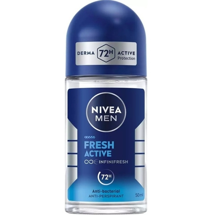 Nivea Men Fresh Active Roll On 50ml in de groep BEAUTY & HEALTH / Geuren & Parfum / Deodorant / Deodorant voor vrouwen bij TP E-commerce Nordic AB (D45432)