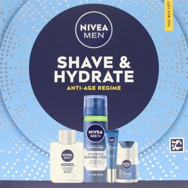 Nivea Giftset Nivea Men Shave & Hydrate 4pcs in de groep BEAUTY & HEALTH / Haar & Styling / Scheren & Trimmen / Aftershave bij TP E-commerce Nordic AB (D45434)