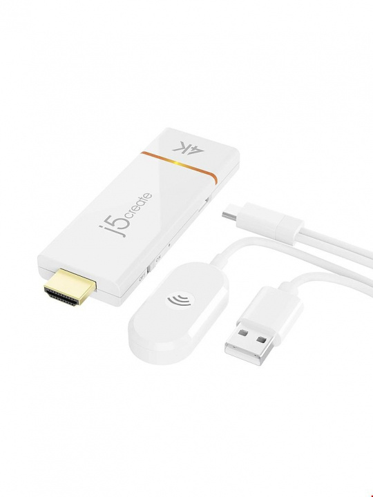 j5create J5 Screencast 4K Wireless Display Adapter J5create in de groep HOME ELECTRONICS / Audio & Beeld / TV & Accessoires / Terrestrische/Boxer bij TP E-commerce Nordic AB (D45445)