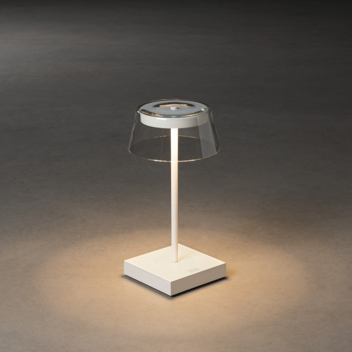 Konstsmide Bordslampa Scilla vit USB Konstsmide in de groep HOME ELECTRONICS / Verlichting / Tafellampen bij TP E-commerce Nordic AB (D45495)