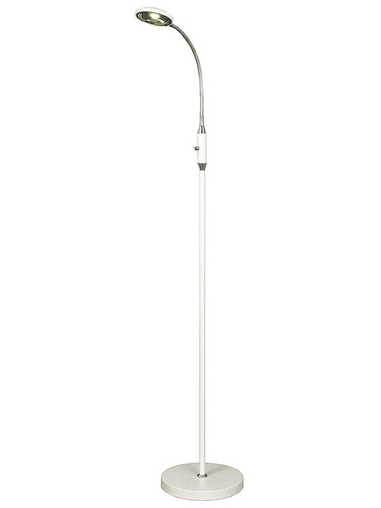 Aneta Golvlampa Hero Vit/Krom Aneta in de groep HOME ELECTRONICS / Verlichting / Vloerlampen bij TP E-commerce Nordic AB (D45496)