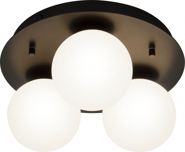 Aneta Plafond NICOSIA 16019-15 svart/opal Aneta in de groep HOME ELECTRONICS / Verlichting / Plafondverlichting bij TP E-commerce Nordic AB (D45525)