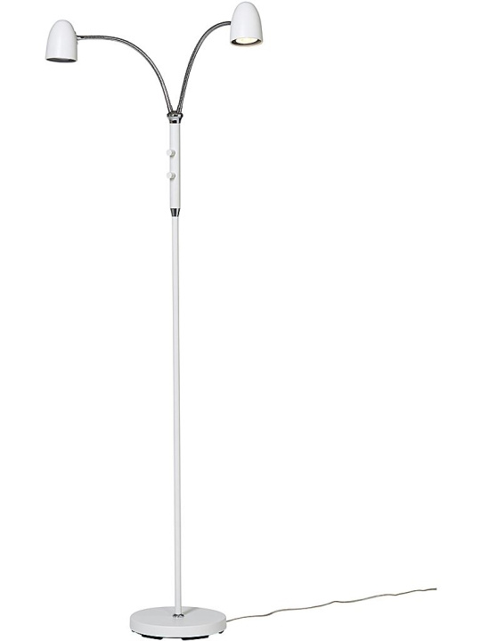Armaturhantverk Golvlampa Koster Vit 2-armad G 898/05 Armaturhantverk in de groep HOME ELECTRONICS / Verlichting / Vloerlampen bij TP E-commerce Nordic AB (D45533)
