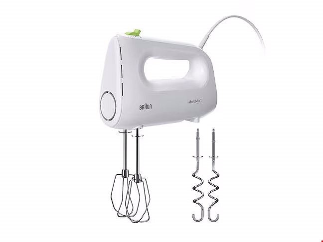 Braun Elvisp MultiMix 1 HM1110WH Braun in de groep HUISHOUDEN & TUIN / Huishoudelijke apparaten / Keukentools & -apparatuur / Mixers bij TP E-commerce Nordic AB (D45569)