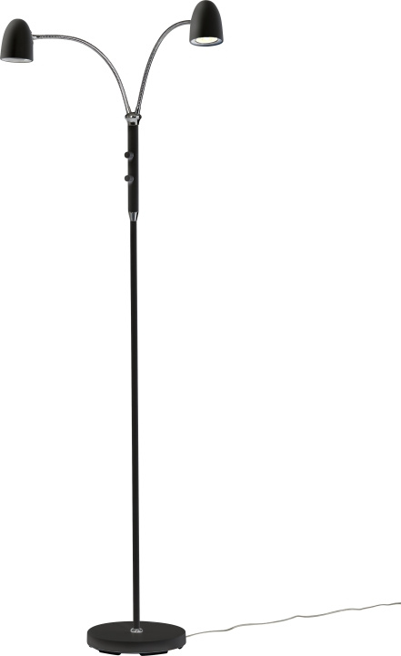 Armaturhantverk Golvlampa Koster Svart 2-armad G 898/16 Armaturhantverk in de groep HOME ELECTRONICS / Verlichting / Vloerlampen bij TP E-commerce Nordic AB (D45605)