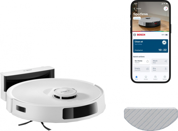 Bosch Robotdammsugare Spotless Advanced BCRC2W Bosch in de groep HUISHOUDEN & TUIN / Schoonmaakproducten / Stofzuigers & Accessoires / Robotstofzuigers bij TP E-commerce Nordic AB (D45645)