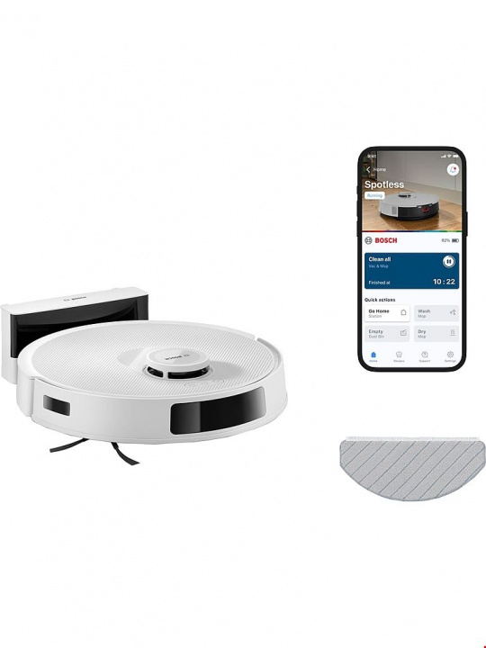 Bosch Robotdammsugare Spotless BCRC1W Bosch in de groep HUISHOUDEN & TUIN / Schoonmaakproducten / Stofzuigers & Accessoires / Robotstofzuigers bij TP E-commerce Nordic AB (D45745)