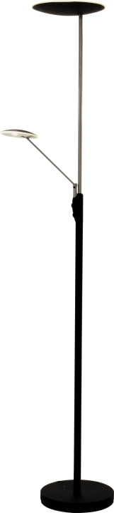 Aneta Golvlampa Cadiz uplight, svart/stål Aneta in de groep HOME ELECTRONICS / Verlichting / Vloerlampen bij TP E-commerce Nordic AB (D45746)