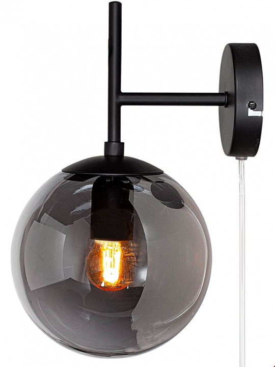 By Rydéns Vägglampa Boyle rökgrå 4300560-4505 By Rydéns in de groep HOME ELECTRONICS / Verlichting / Wandlampen bij TP E-commerce Nordic AB (D45753)