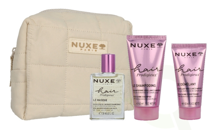 Nuxe Hair Prodigieux Set 110 ml Shampoo 50ml /Conditioner 30ml /Pre-Shampoo Mask 30ml in de groep BEAUTY & HEALTH / Haar & Styling / Haarverzorging / Haarserum bij TP E-commerce Nordic AB (D45808)
