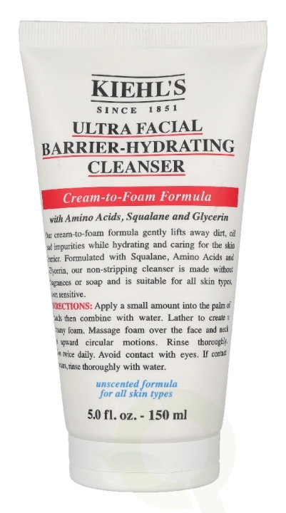 Kiehl\'s Ultra Facial Barrier-Hydrating Cleanser 150 ml in de groep BEAUTY & HEALTH / Huidsverzorging / Gezicht / Schoonmaak bij TP E-commerce Nordic AB (D45815)