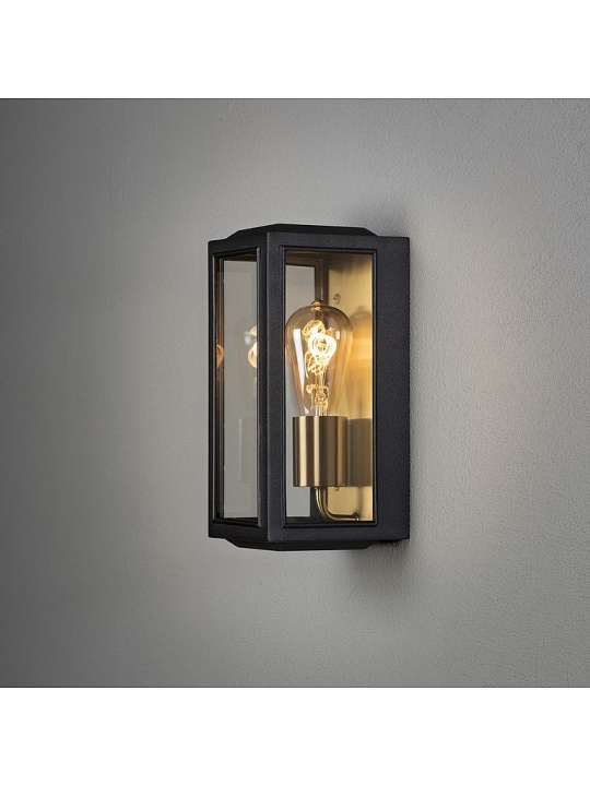 Konstsmide Vägglampa Carpi E27sv/förmässingad Konstsmide in de groep HOME ELECTRONICS / Verlichting / Wandlampen bij TP E-commerce Nordic AB (D45882)