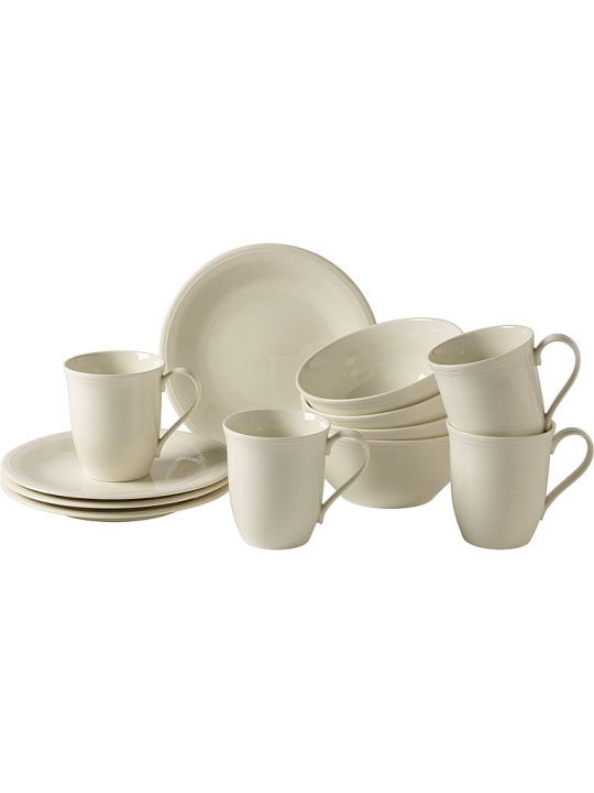 LIKE by Villeroy & Boch Group Frukostset Color Loop Natural 12-pack LIKE by Villero in de groep HUISHOUDEN & TUIN / Keukengerei / Overige keukengereedschap bij TP E-commerce Nordic AB (D45980)