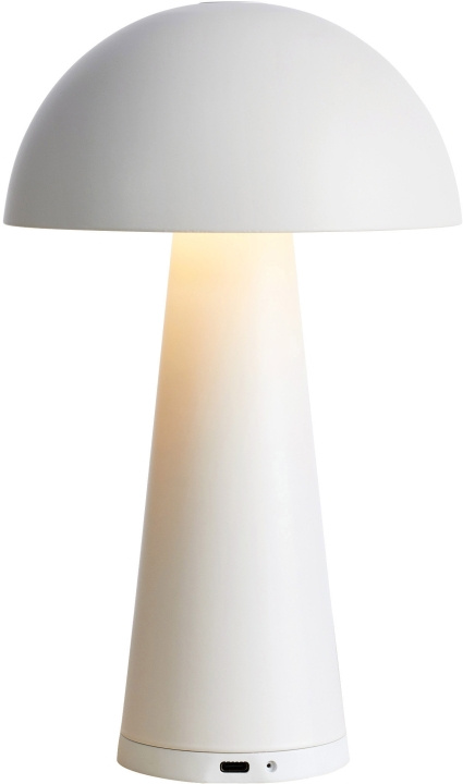 Markslöjd Bordslampa Fungi matt vit Markslöjd in de groep HOME ELECTRONICS / Verlichting / Tafellampen bij TP E-commerce Nordic AB (D45986)
