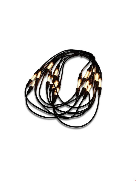 Konstsmide Slinga 30 avlånga amber LED Konstsmide in de groep HUISHOUDEN & TUIN / Elektriciteit & Verlichting / Buitenverlichting bij TP E-commerce Nordic AB (D46043)