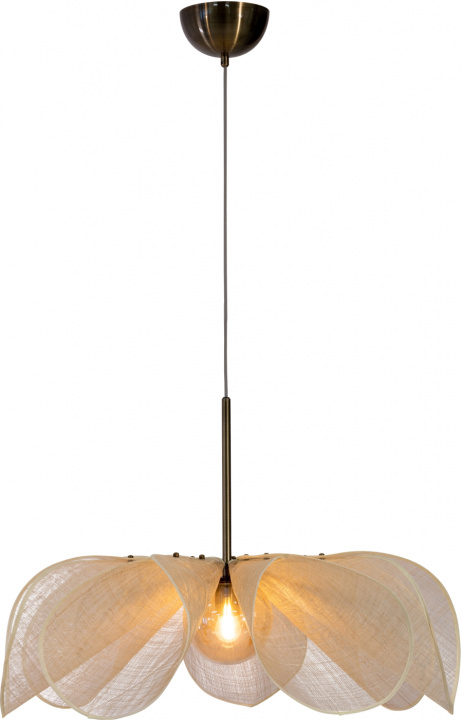 Markslöjd Taklampa STYRKA 1L 75cm Beige/Antik Markslöjd in de groep HOME ELECTRONICS / Verlichting / Plafondverlichting bij TP E-commerce Nordic AB (D46045)