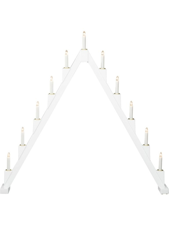 Konstsmide Elljusstake 3592-210 11 ljus vikbar vit Konstsmide in de groep HOME ELECTRONICS / Verlichting / Kerstverlichting bij TP E-commerce Nordic AB (D46080)