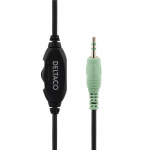 DELTACO koptelefoon met volumeregeling, 2,2m kabel, zwart DELTACO koptelefoon met volumeregeling, 2,2m kabel, zwart