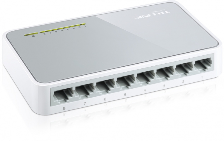 TP-LINK, Nätverksswitch (TL-SF1008D), Fyndvara