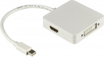 DELTACO Mini DisplayPort to DVI-I/HDMI/DisplayPort, Ultra HD @30Hz, DELTACO Mini DisplayPort to DVI-I/HDMI/DisplayPort, Ultra HD @30Hz,