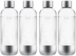 AGA 4-pack AQVIA Staal 1L, PET fles