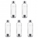 AGA 5-pack AQVIA Staal 1L, PET fles