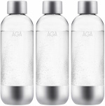 AGA 3-pack AQVIA Staal 1L, PET fles