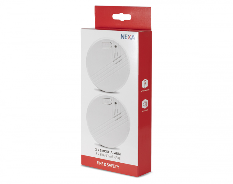Nexa KD-134A, optische rookmelder, 2-pack (BV-106) Nexa KD-134A, optische rookmelder, 2-pack (BV-106)