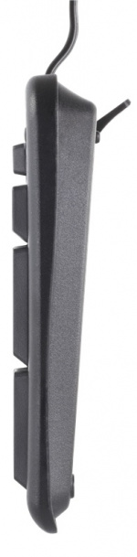 DELTACO tangentbord, svenskt, USB, svart