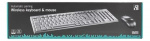 DELTACO trådlöst tangentbord och mus, USB, 10m, nordisk, svart DELTACO trådlöst tangentbord och mus, USB, 10m, nordisk, svart