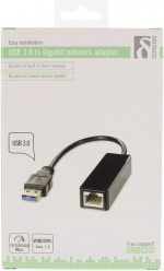 DELTACO USB 3.0 netwerkadapter met intern flashgeheugen (USB3-GIGA5) DELTACO USB 3.0 netwerkadapter met intern flashgeheugen (USB3-GIGA5)