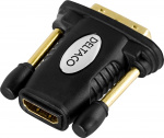 DELTACO HDMI-adapter, Full HD @60Hz, HDMI 19-pin female to DVI-D male