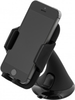 DELTACO car holder for smartphone, adjustable with suction cup, black