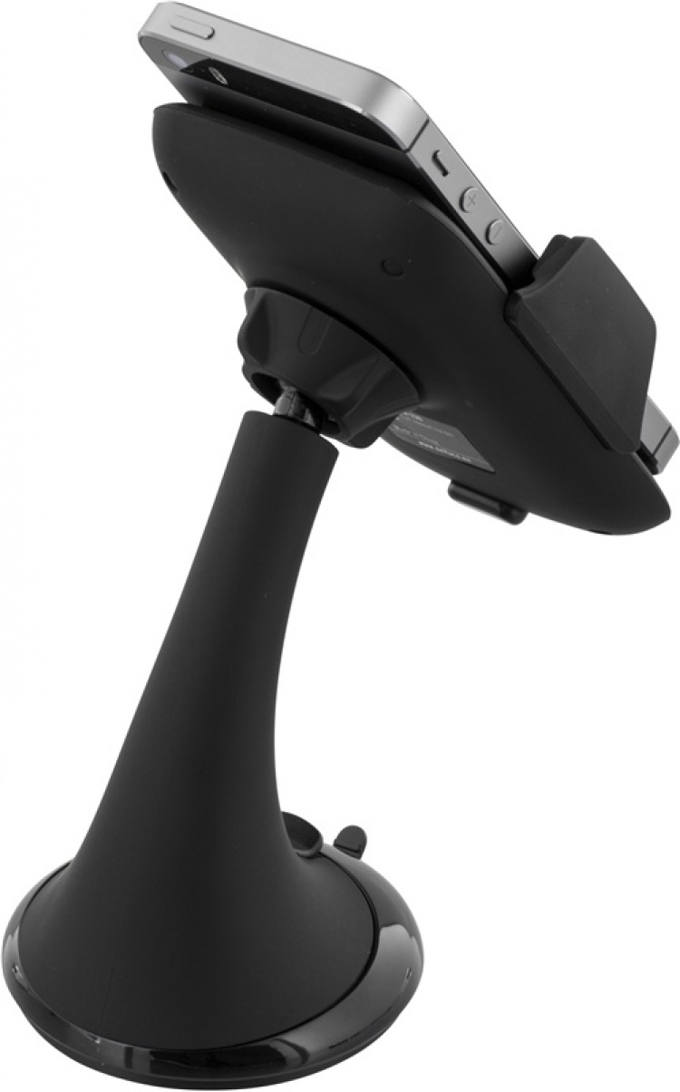 DELTACO car holder for smartphone, adjustable with suction cup, black