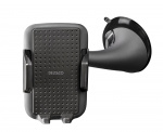 DELTACO car holder for smartphone, adjustable with suction cup, black