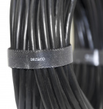 DELTACO Hook and loop fastener cable ties, width 10mm, 5m, black DELTACO Hook and loop fastener cable ties, width 10mm, 5m, black