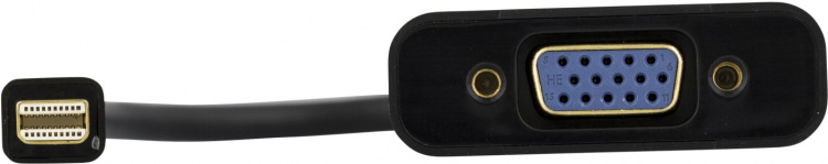 DELTACO mini DisplayPort to VGA-adapter with audio, Full HD @60Hz,