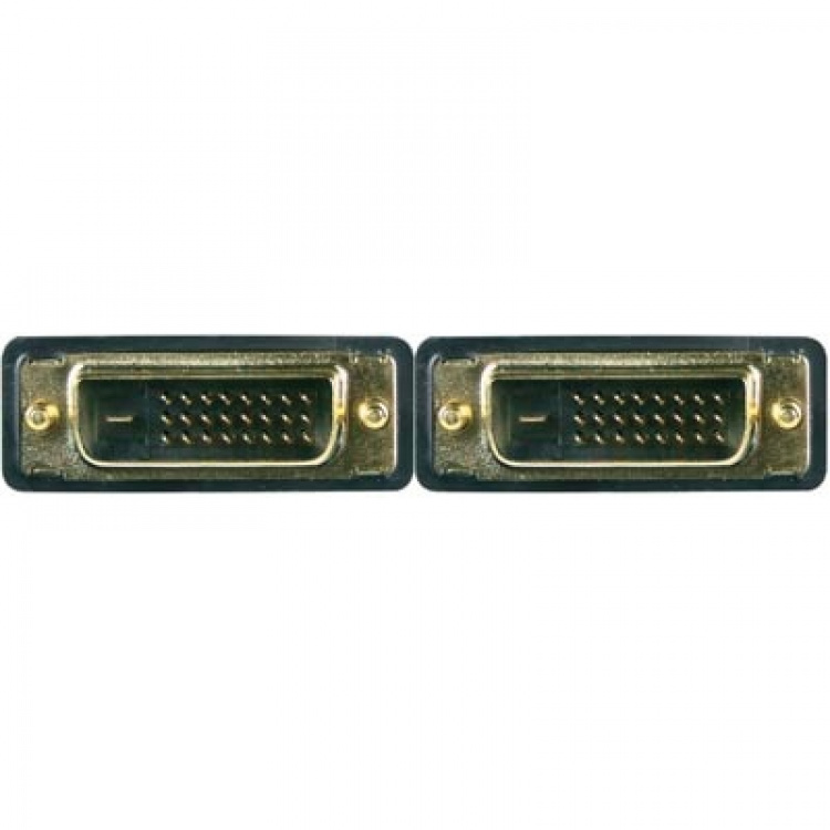 DELTACO DVI monitorkabel Dual Link, DVI-D ha - ha 10m