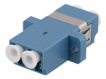 DELTACO Snap-in fiber mating sleeve, 2xLC-LC, Single mode, duplex, blu