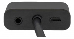 DELTACO HDMI till VGA-adapter, 19-pin ha - 15-pin+3,5mm, 0,2m, svart DELTACO HDMI till VGA-adapter, 19-pin ha - 15-pin+3,5mm, 0,2m, svart