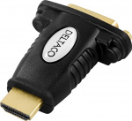 DELTACO HDMI-adapter, 1080p @60Hz, HDMI 19-pin male to DVI-D female,