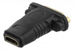 Goobay HDMI™/DVI-I adapter, verguld HDMI™-bus (type A) > DVI-I-bus Dual-Link (24+5 pinnen) Goobay HDMI™/DVI-I adapter, verguld HDMI™-bus (type A) > DVI-I-bus Dual-Link (24+5 pinnen)