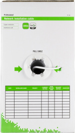 DELTACO U/UTP installationskabel, Cat5e, 305m, vit DELTACO U/UTP installationskabel, Cat5e, 305m, vit