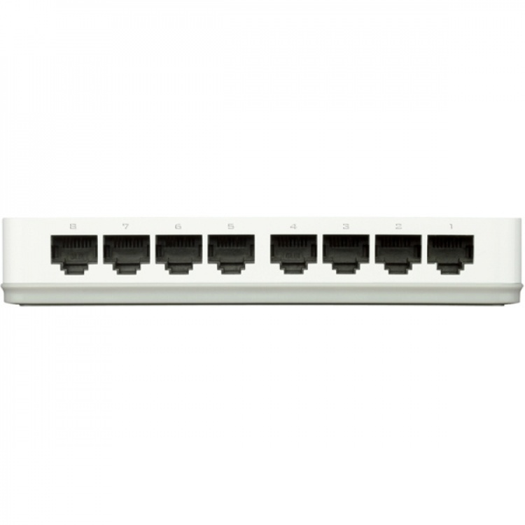 D-Link Fast Ethernet Easy Desktop Switch, 8-port 10/100 Mbps, white