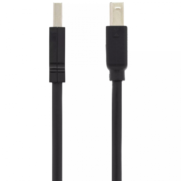 DELTACO PRIME USB 2.0 kabel Typ A hane - Typ B hane, aktiv, 10m, svart