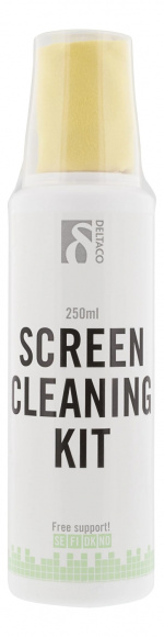 e5 reinigingsset, voor het reinigen van monitoren, microvezeldoek, 250ml (CK1008)