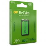 GP ReCyko oplaadbare 9V batterij