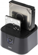 DELTACO USB 3.0 dockningsstation med kloning, 2x2,5/3,5 DELTACO USB 3.0 dockningsstation med kloning, 2x2,5/3,5